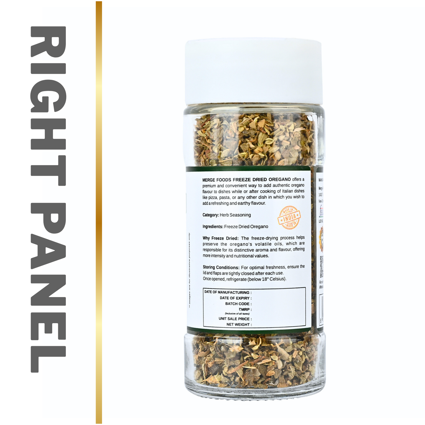 FREEZE DRIED OREGANO HERB || Hand Picked | Hand Sorted | Premium Herb | Experience the Deeper Aroma & Strong Natural Flavour