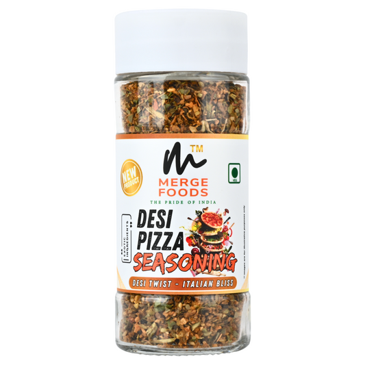 DESI PIZZA SEASONING || MERGE FOODS | Desi Twist with an Italian Bliss | Warmth of Indian Spices, Culinary of Exotic Italian Flavor's